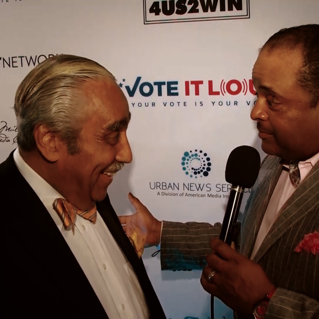 Congressman Charlie Rangel and Roland Martin