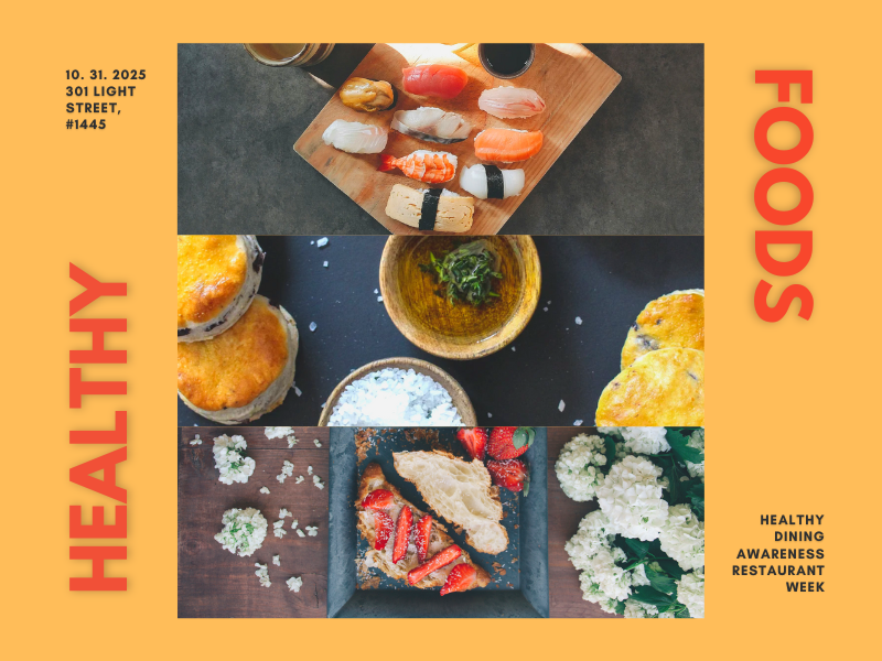 Healthy Dining Awareness Restaurant Week
